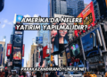 Amerika'da Nelere Yatırım Yapılmalıdır?