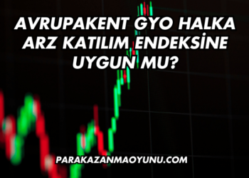 Avrupakent GYO Halka Arz Katılım Endeksine Uygun mu?