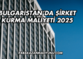 Bulgaristan'da Şirket Kurma Maliyeti 2025