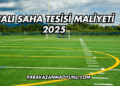 Halı Saha Tesisi Maliyeti 2025