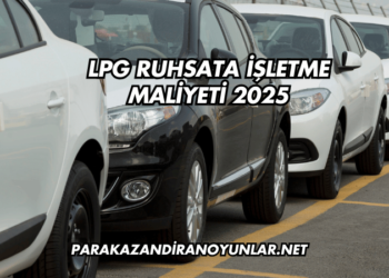 LPG Ruhsata İşletme Maliyeti 2025