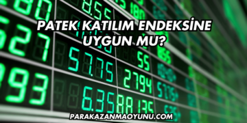 Patek Katılım Endeksine Uygun mu?