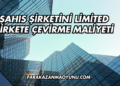 Şahıs Şirketini Limited Şirkete Çevirme Maliyeti