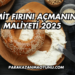 Simit Fırını Açmanın Maliyeti 2025