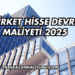 Şirket Hisse Devri Maliyeti 2025