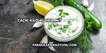 Cacık Kilo Aldırır mı?
