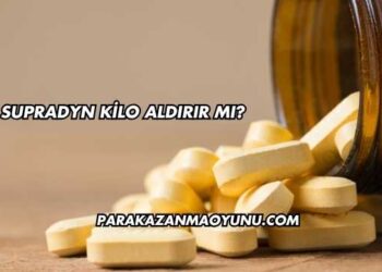 Supradyn Kilo Aldırır mı?